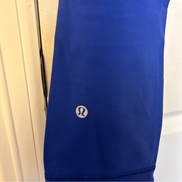 Lululemon work out pants. Reversible. Blue on one side, purple on the other. - Picture 4 of 7